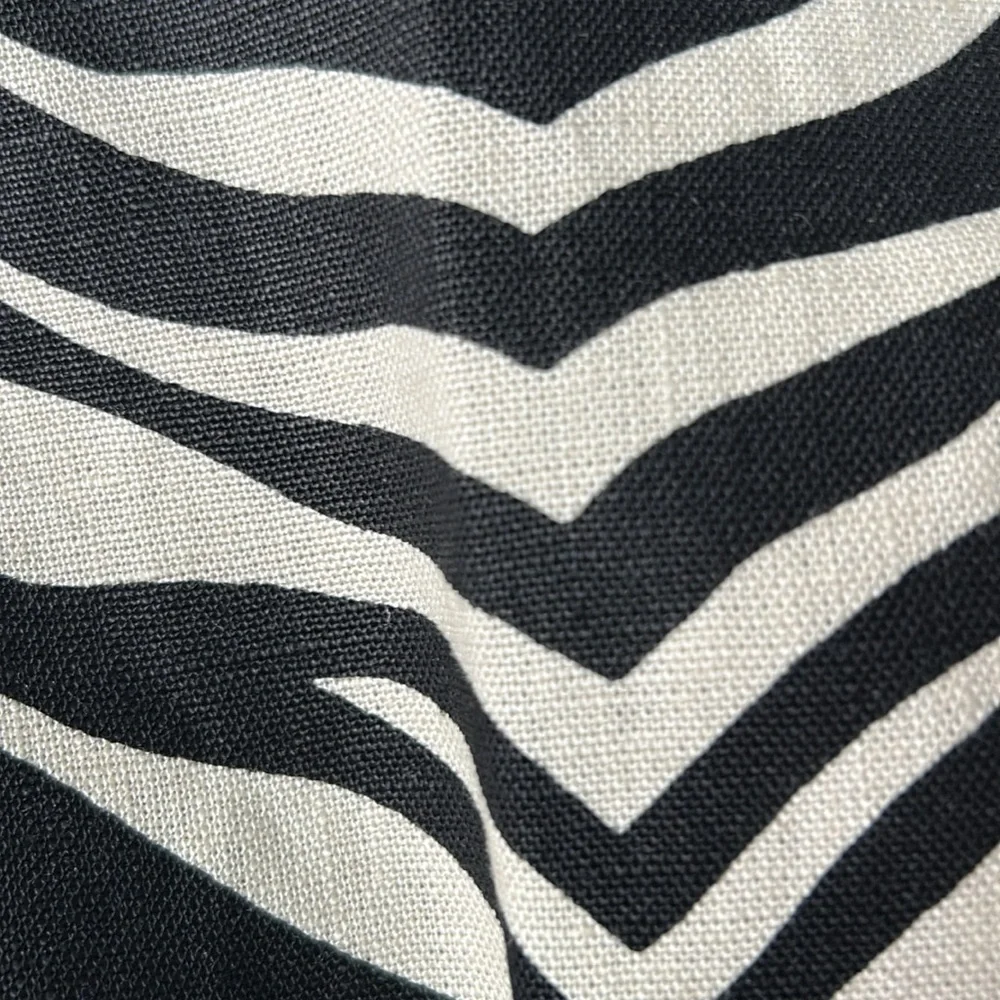 J Crew zebra print linen shift dress 4P - Picture 4 of 9